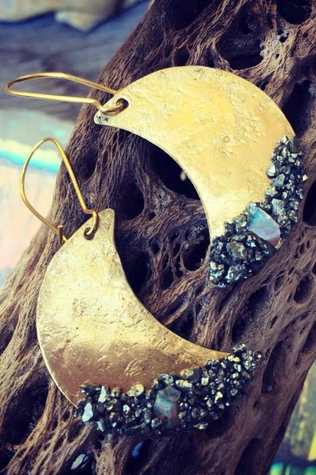 Pyrite Princess Earrings